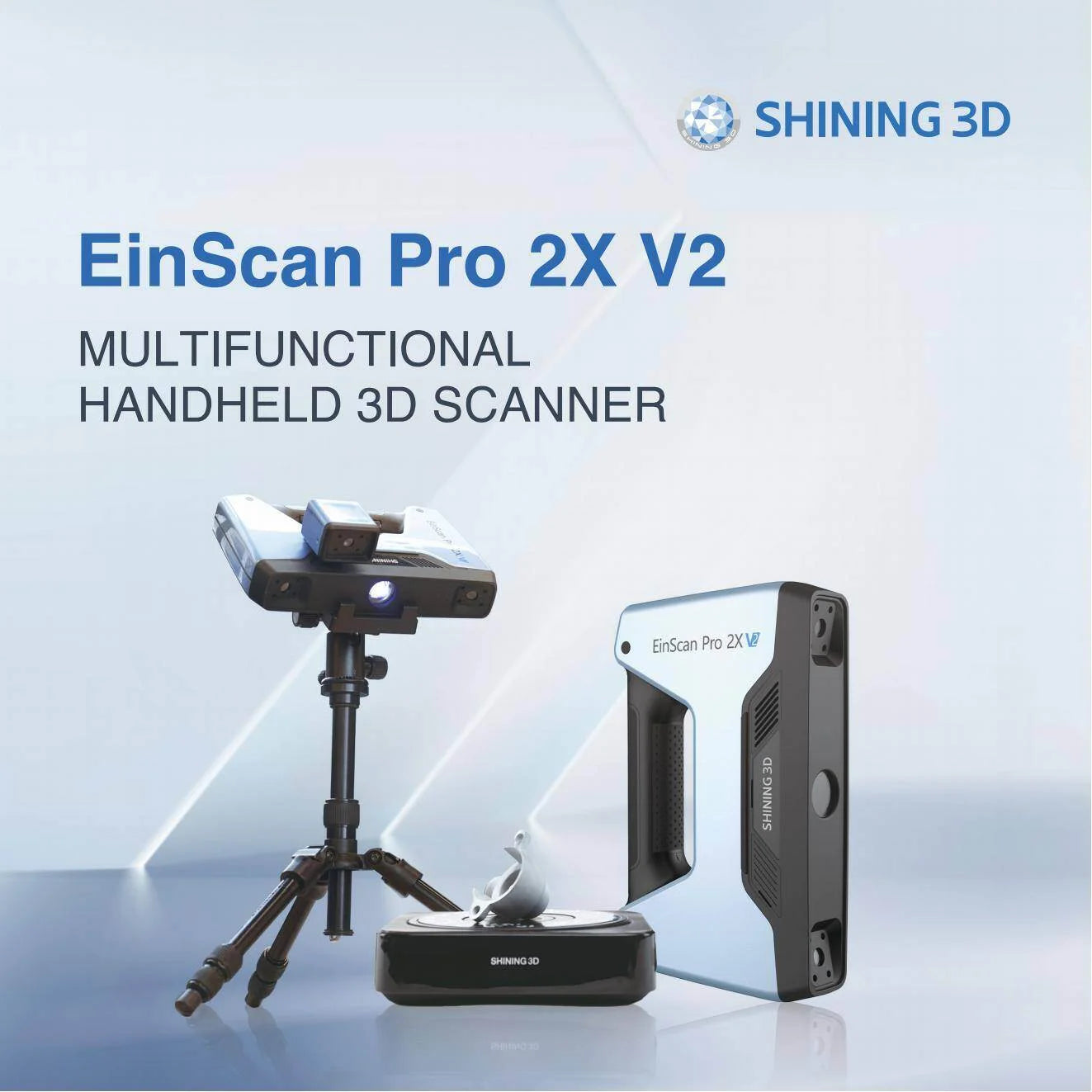 Shining 3D EinScan Pro 2X V2 with Industrial Pack with EXModel Perptual License