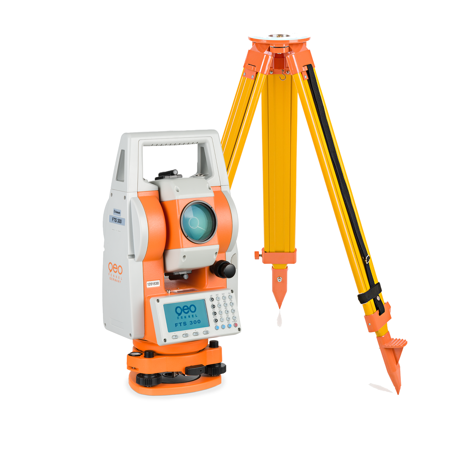 geo-FENNEL Total Station FTS 300-BT with Software and FS 24-M W/S