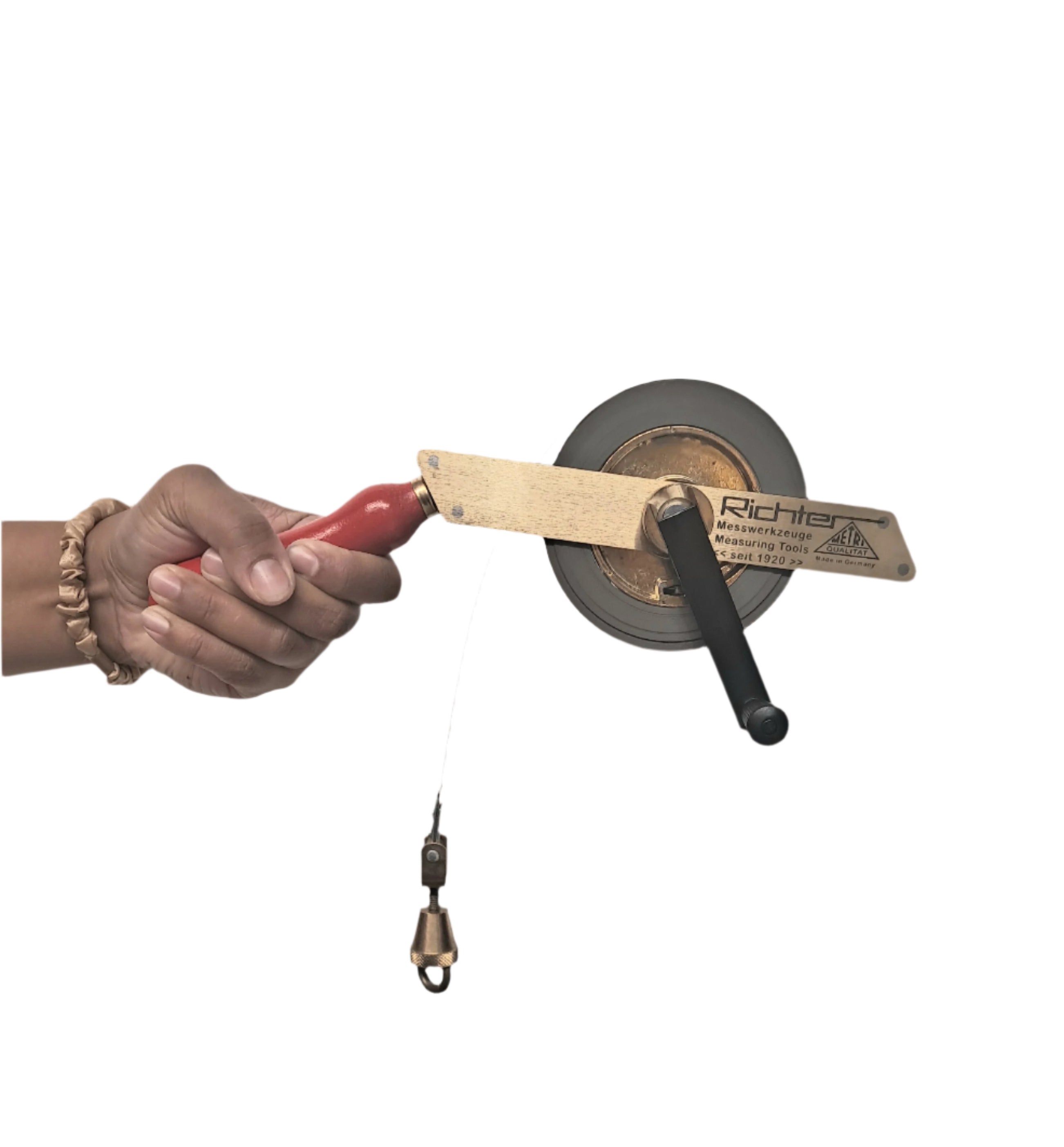 Richter 20m IPM Tank Dipping Tape - Carbon Steel Tape - Brass Frame - Type "G" - For "B1m-IPM" Dip Weight