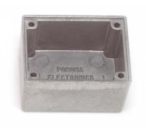 Fluke Pomona Shielded Box, Miniature (1.50" X 1.13" X .88") Blue Enamel, With Cover (item no. 1930119, 1930137)