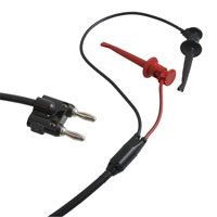 Fluke Pomona 3786-C Double Banana Plugs To Minigrabber® Test Clips On Rg58C/U (item no. 1924174, 1924195, 1924206, 1924223, 1924245)