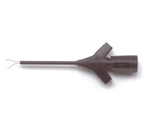 Fluke Pomona 5790 Rotating Micrograbber® Test Clip With Two .025" Square Pins, Available In Black Or Red (item no. 1659730, 1659748)