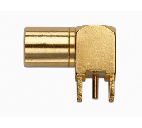 Fluke Pomona 72997 SMB 50 Ohm Plug, Right-Angle PCB Receptacle (item no. 3094628)