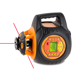 geo-FENNEL FL 510HV-G Tracking (LC 2) Dual Grade Rotating Laser Level with FR77 MM Laser Receiver