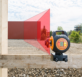 geo-FENNEL FL 510HV-G Tracking (LC 2) Dual Grade Rotating Laser Level with FR77 MM Laser Receiver