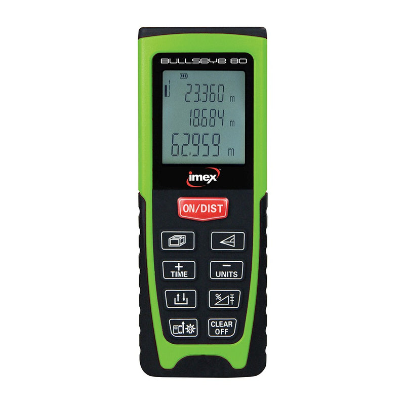 Imex Bullseye 80m Laser Distance Meter