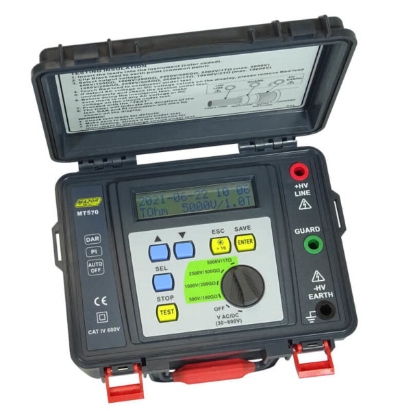 Major Tech Mt570 5kv Cat Iv 600v High Voltage Insulation Tester