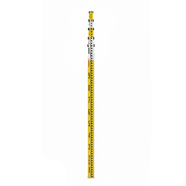 Topcon 5m x 5 section "1/2cm" Face Aluminium Staff & Cover