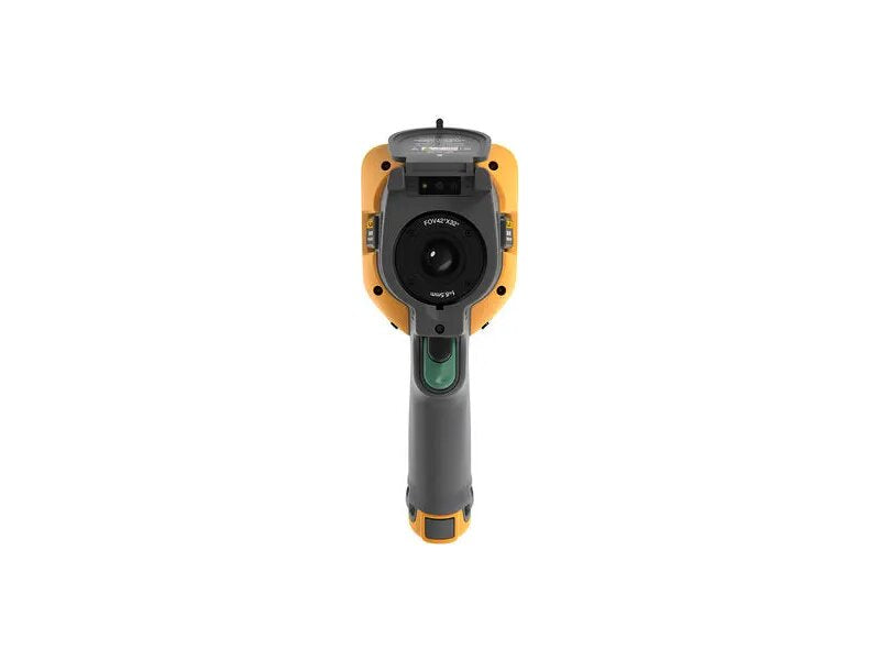 Fluke Ti U series thermal camera, front view showing the interchangeable lens
