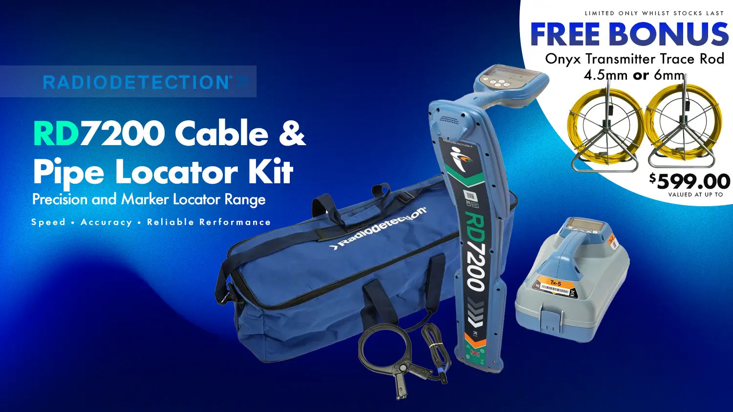RD7200 Cable &  Pipe Locator Kit PROMO!
