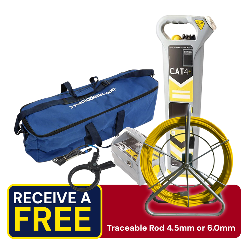 RadioDetection C.A.T4+ KIT Underground Services Locator