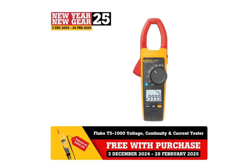 Fluke 376FC 1000a AC/DC Trms Wireless Clamp Meter W iFlex