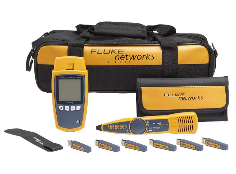 Fluke Networks MS-POE- KIT, Microscanner Poe Professional Kit