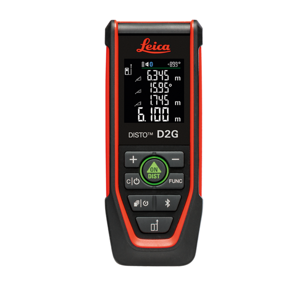 Leica Disto D2G Green Beam, Tilt sensor, BT, NFC