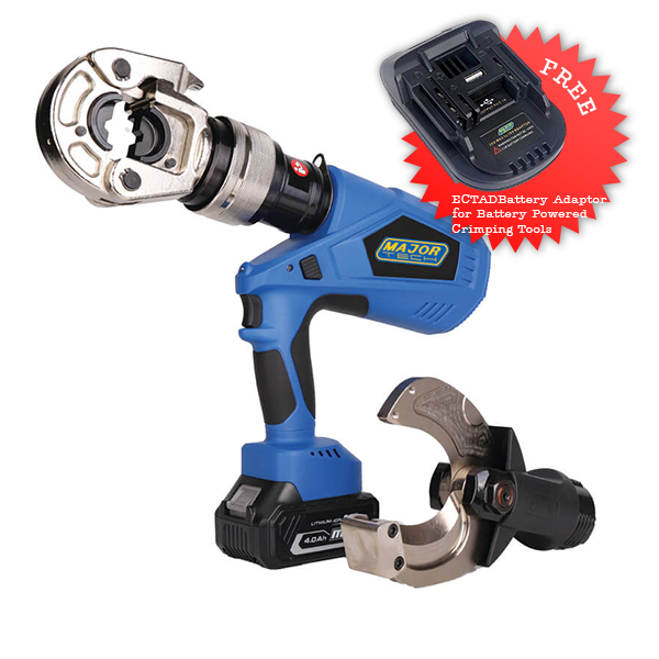 Major Tech ECCT450 Battery Powered Crimper & Cable Cutter