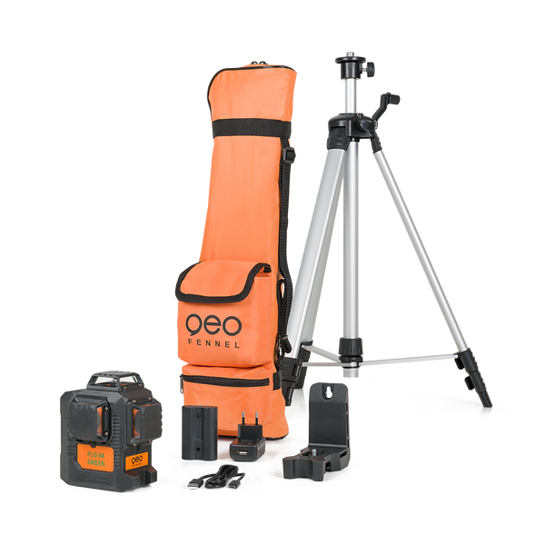 geo-fennel FLG 6X-GREEN Kit 3x360° Multi lines Laser
