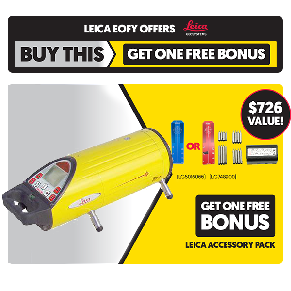 Leica Piper 200G Green Pipe Laser Pack with Alignmaster