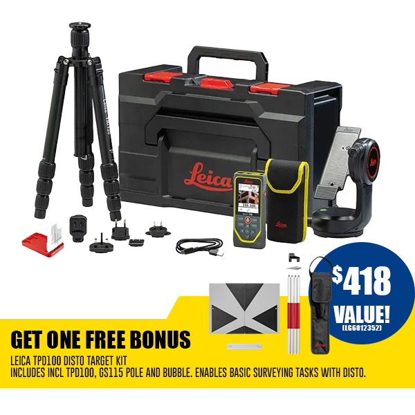 Leica Disto X6 Laser Distance Meter P2P Kit- Incl. DST 360-X Adapter & TRI 120 + Case