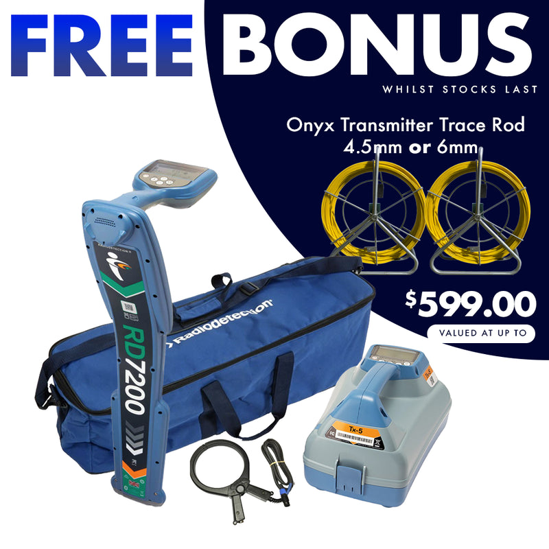 RadioDetection RD7200 Cable & Pipe Locator Kits