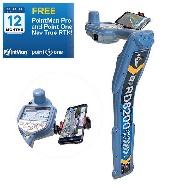 RadioDetection RD8200SG FCC KIT Locator with All-in-one Kit