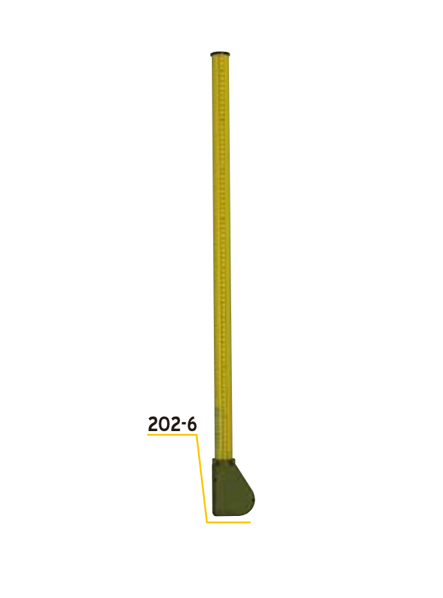 Senshin SK202 6m Fibreglass Measuring Pole with Flat Standard Top