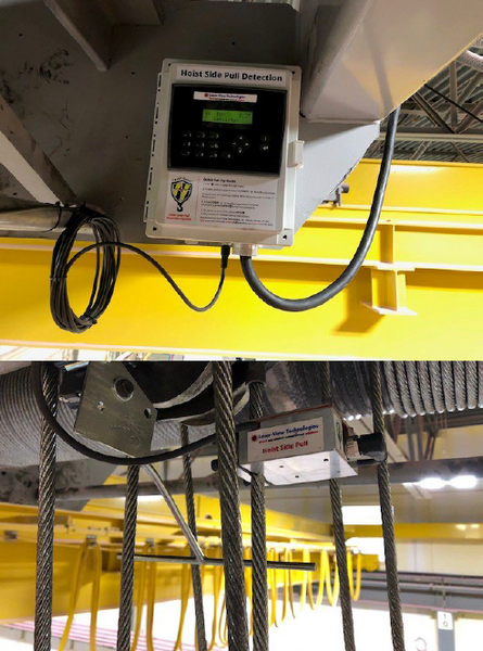 Wire Rope Syncrolift Toggle Crane Sentry® Wire Rope Hoist Side Pull Detection
