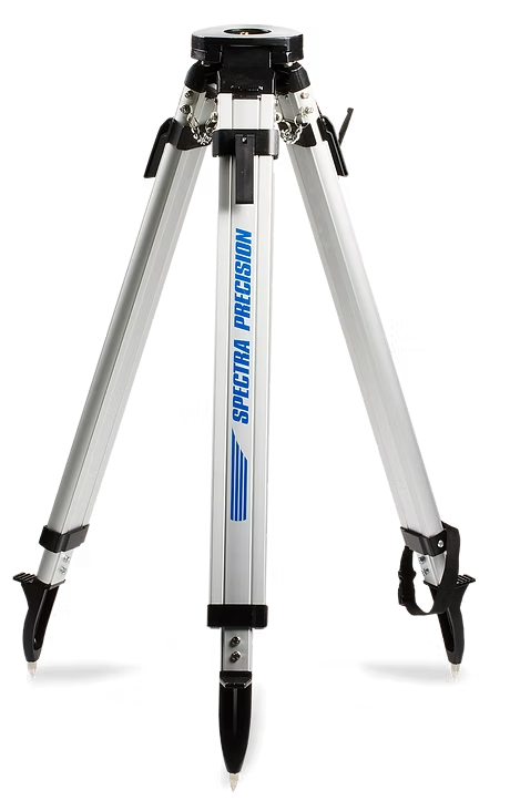 Spectra Precision Heavy-duty Fibreglass Tripod With Duel-clamp, Round Head