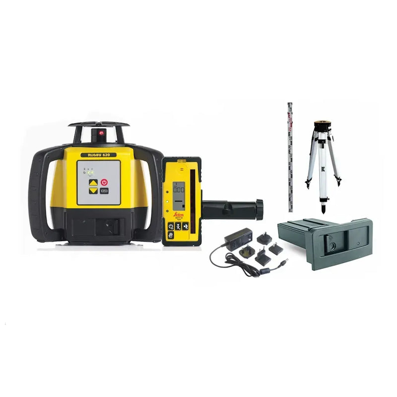 Leica Rugby 640G Green Rotating Laser All-in-One Pro Kit