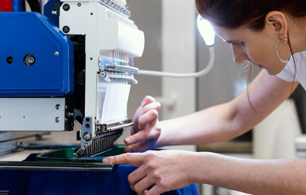 laser technology in sewing machines