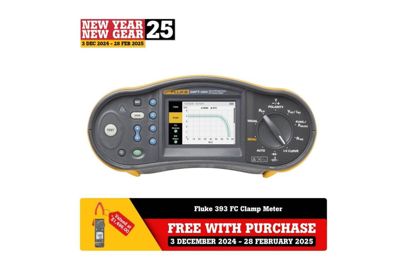 Fluke SMFT-1000 Solar Tools Kit Multifunction PV Tester and Performance Analyzer