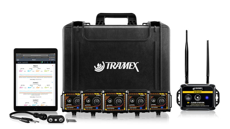 Track Wood Moisture Anywhere: Tramex Cloud Sensors & Attachable WME/MC Probes (5-Pack