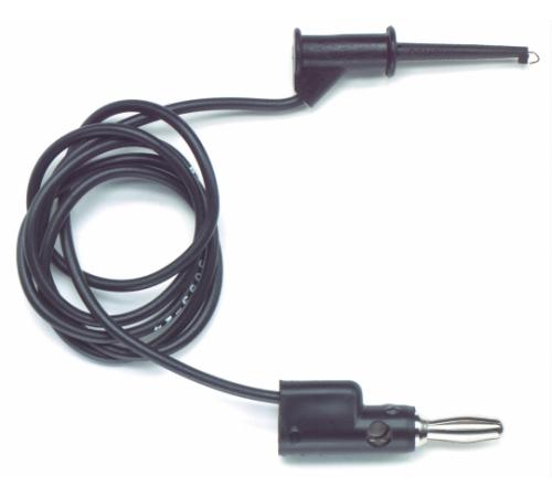 Fluke Pomona 5053-24 Micrograbber® Test Clip To Stacking Banana Plug Patch Cord (item no. 1916752, 1916765)