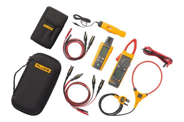 Fluke Solar Tools Kit with 393 FC Clamp Meter, Irradiance Meter and Solar Test Leads Bundle