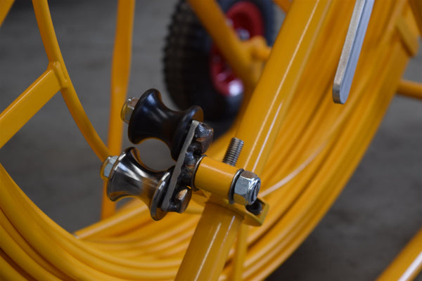 HD Series 11mm x 250m Conduit Duct Rodder w/ Standard Rod/ST