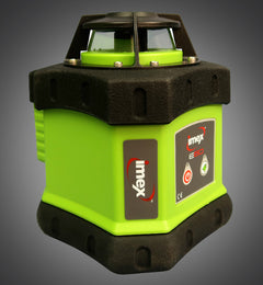 Imex E60 Red Rotary Laser Level Kit includes Tripod & Staff