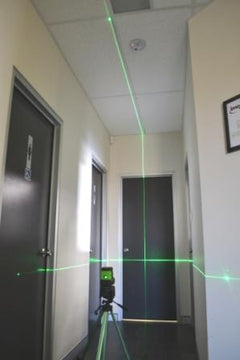 Imex LX25GPD Green Crossline & 5 Dot Laser Level with Laser Detector