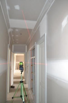 Imex LX25PD Red Crossline & 5 Dot Laser Level with Laser Detector