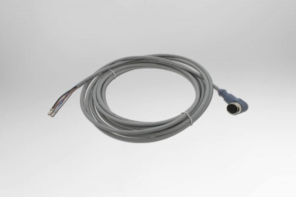 Z-Laser KB4w (2m and 5m) Cable, female connector with “screw plug“, rectangular, 4 wires