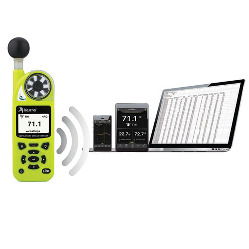 Kestrel 5400AG Cattle Heat Stress Tracker with LiNK, Compass and Vane Mount