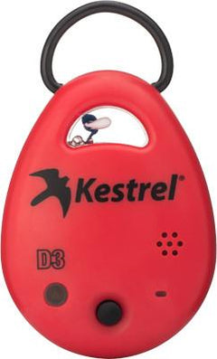 Kestrel DROP D3 Temperature, Humidity, Pressure and DA Monitor - Red