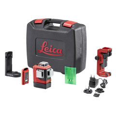Leica Lino L6G-1, 3x360° Laser, green Beam, Li-ion, Wall Mount, Rugged Case