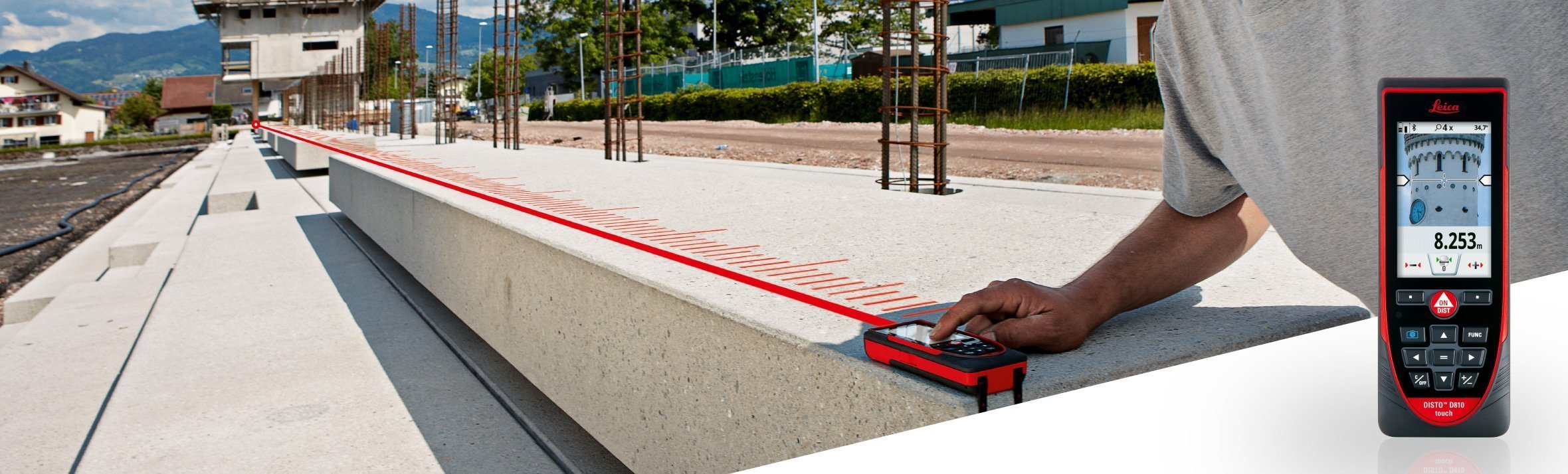 Leica Disto D810 Touch Laser Measurer - Laser Distance Meter