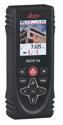 Leica Disto X4 Laser Measure with DST 360, Precision Measuring, Mount & Tripod Package