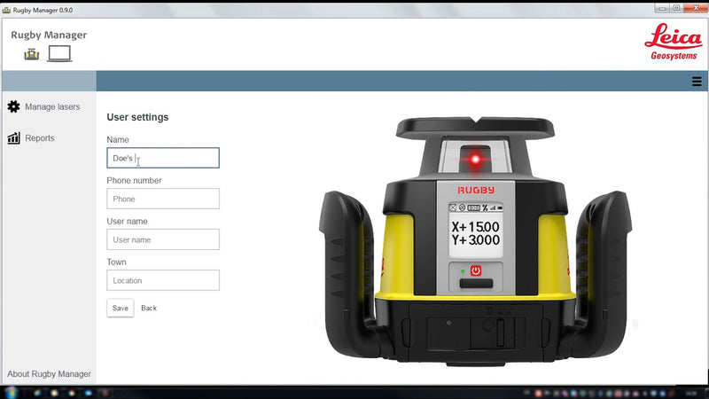 Leica Rugby Upgrade from CLX 250 (LG6012281) to CLX 600 (R870 eq) Single Grade Rotary Laser Level