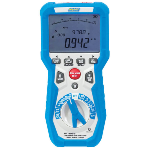 Major Tech MT565 Bluetooth Insulation Tester and Multimeter 1