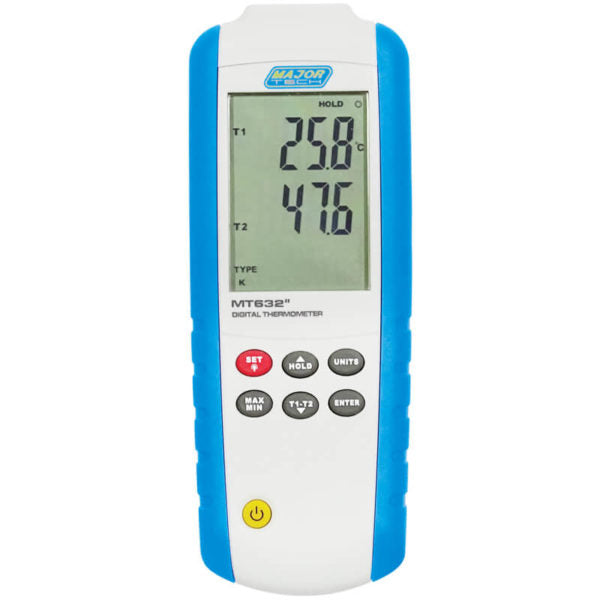 Major Tech MT632 Dual Input Thermometer K-Type 1