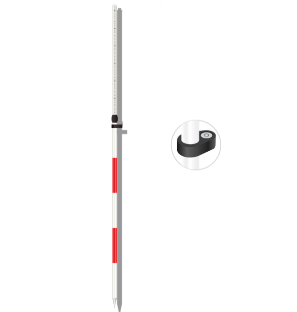 Myzox PP-200EV 2m 2-Section Prism Pole with Twist Lock