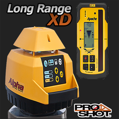 Pro Shot Alpha XD Rotating Laser Level with Storm Receiver