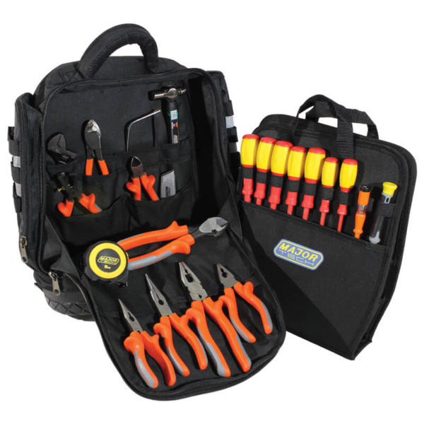 Major Tech TBP5-9 Tool Backpack Electrical Kit 1