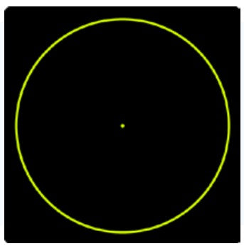 Z-Laser Geometric Forms Circle